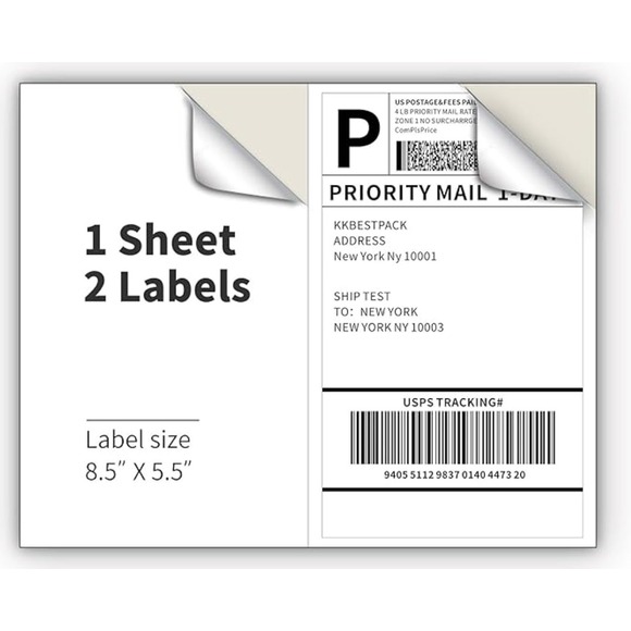 (8.5x11) Bubble Mailers (10x13+6x9) Poly Mailers with Inkjet lables